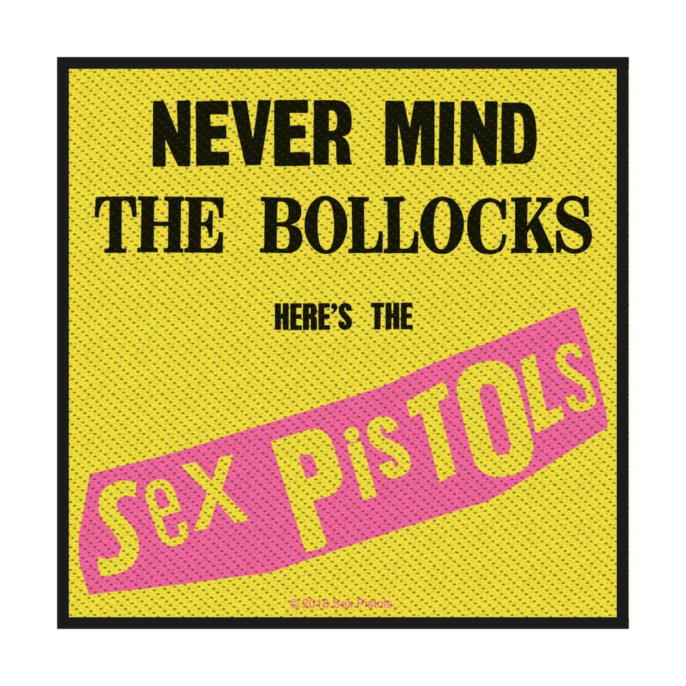SEX PISTOLS セックスピストルズ - Nevermind The Bollocks / ワッペン 【公式 / オフィシャル】