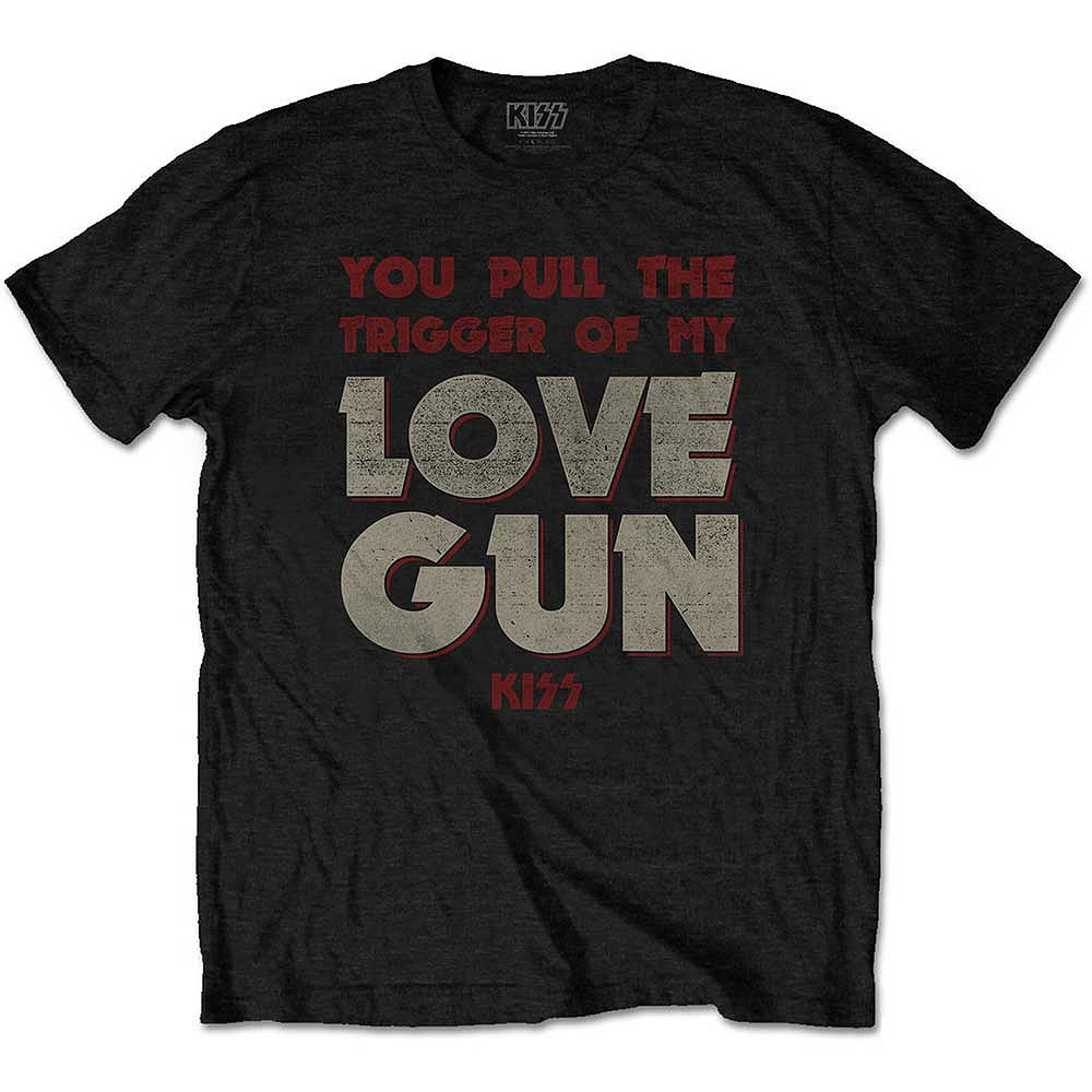 KISS キッス - LOVE GUN / Tシャツ / メンズ 【公式 / オフィシャル】