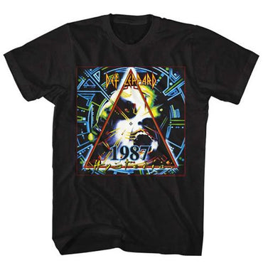 DEF LEPPARD デフレパード (デビュー 45周年 ) - World Tour 87 / バックプリントあり / Tシャツ / メンズ