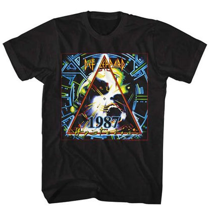 DEF LEPPARD デフレパード (デビュー 45周年 ) - World Tour 87 / バックプリントあり / Tシャツ / メンズ