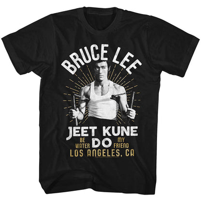 BRUCE LEE ブルースリー (生誕 85年 ) - WHITE GOLD / Tシャツ / メンズ 【公式 / オフィシャル】
