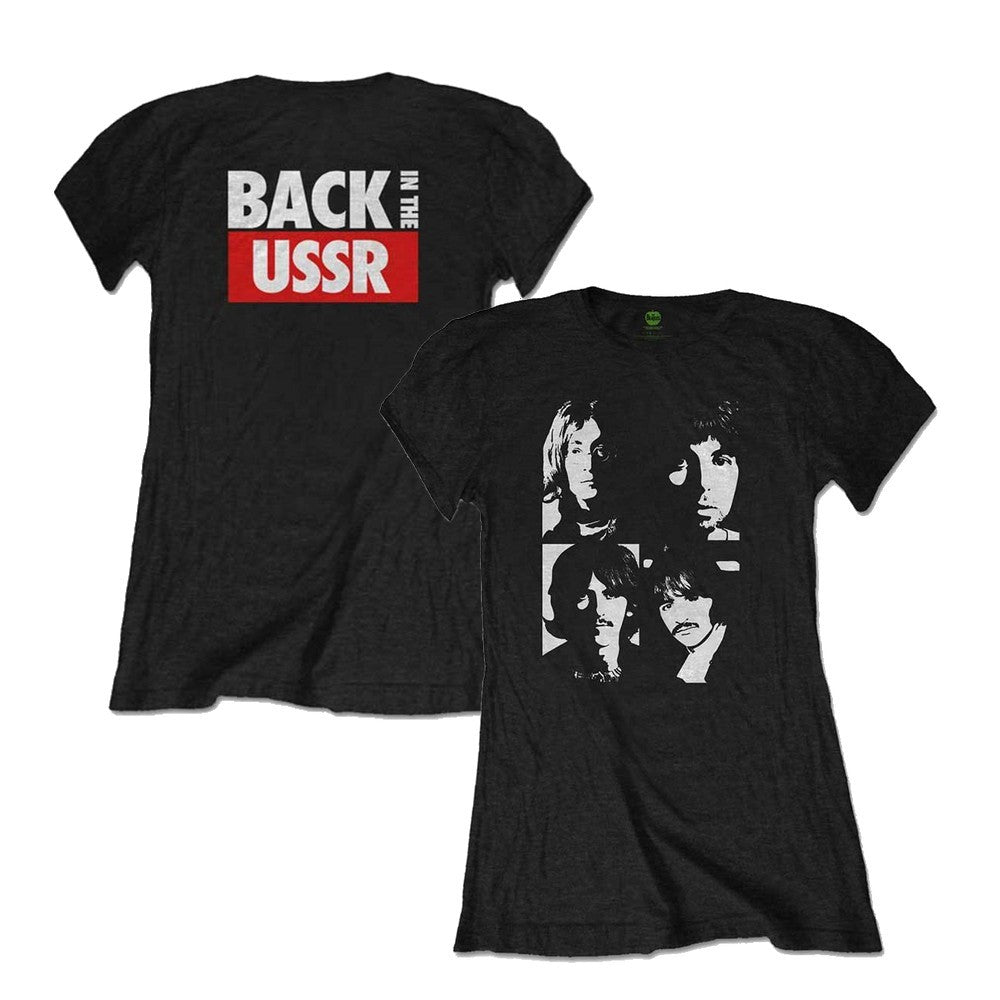 THE BEATLES ビートルズ (結成 65周年 ) - Back in the USSR / Tシャツ / レディース 【公式 / オフィシャル】