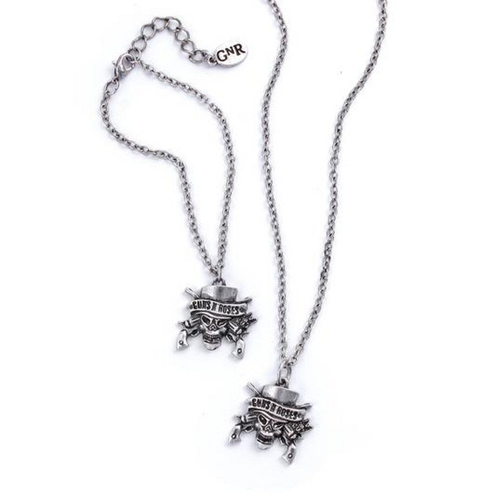 GUNS N ROSES ガンズアンドローゼズ (5月 来日 記念 ) - Skull Necklace and Bracelet Set / ネックレス 【公式 / オフィシャル】