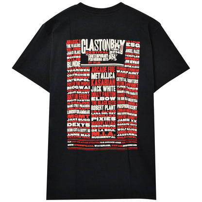 フェス公式Tシャツ GLASTONBURY グラストンベリー (開催 55周年 ) - FESTIVAL 2014 （超レア） / バックプリントあり / Tシャツ / メンズ