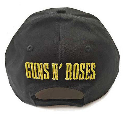 GUNS N ROSES ガンズアンドローゼズ (結成 40周年 ) - CIRCLE LOGO (刺繍/BACK LOGO) / キャップ / メンズ 【公式 / オフィシャル】