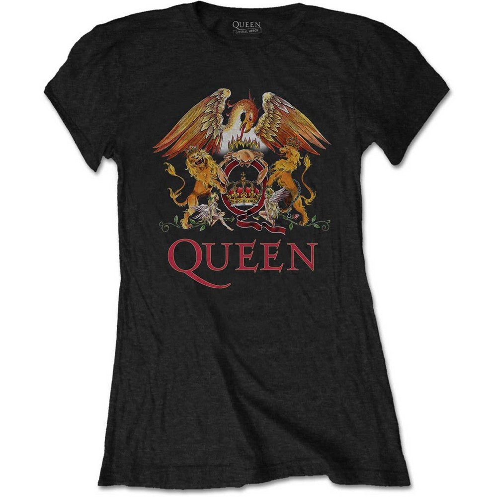 QUEEN クイーン (初来日50周年 ) - CLASSIC CREST / Tシャツ / レディース 【公式 / オフィシャル】