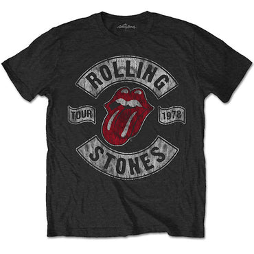 ROLLING STONES ローリングストーンズ (来日 35周年 記念 ) - US TOUR 1978（復刻ツアーTシリーズ） / バックプリントあり / Tシャツ / メンズ 【公式 / オフィシャル】