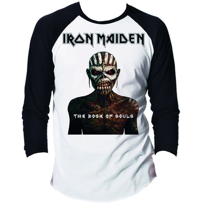 IRON MAIDEN アイアンメイデン (結成 50周年 ) - BOOK OF SOULS ラグラン / 長袖 / Tシャツ / メンズ 【公式 / オフィシャル】