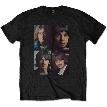 THE BEATLES ビートルズ (結成 65周年 ) - White Album Faces / バックプリントあり / Tシャツ / メンズ