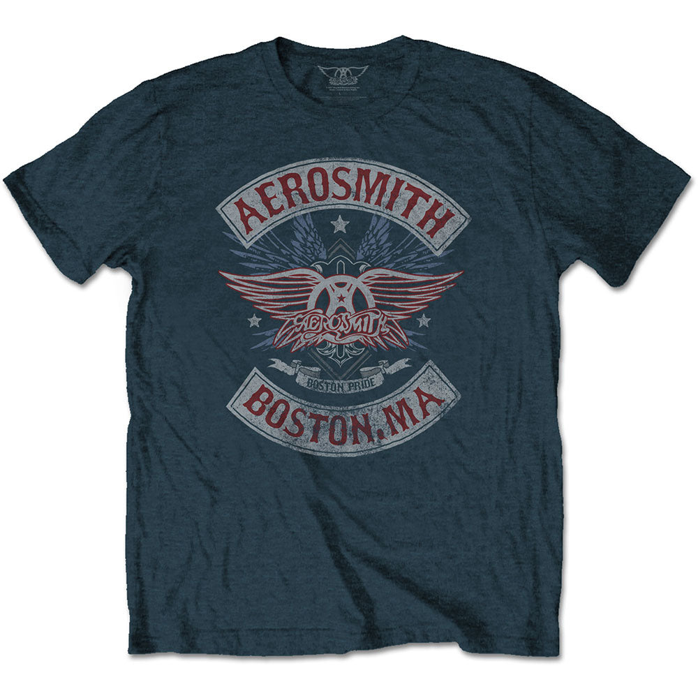 AEROSMITH エアロスミス (結成 55周年 ) - Boston Pride / Tシャツ / メンズ 【公式 / オフィシャル】