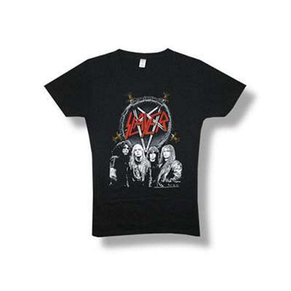 SLAYER スレイヤー (Kerry King 10月 来日 ) - VINTAGE PHOTO【限定】 / Tシャツ / レディース 【公式 / オフィシャル】