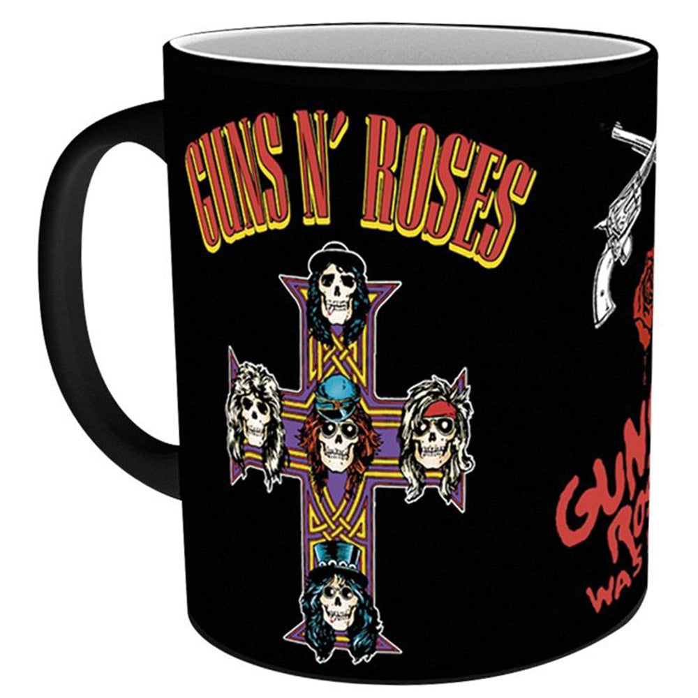 GUNS N ROSES ガンズアンドローゼズ (5月 来日 記念 ) - Cross / マジック・マグカップ / マグカップ 【公式 / オフィシャル】