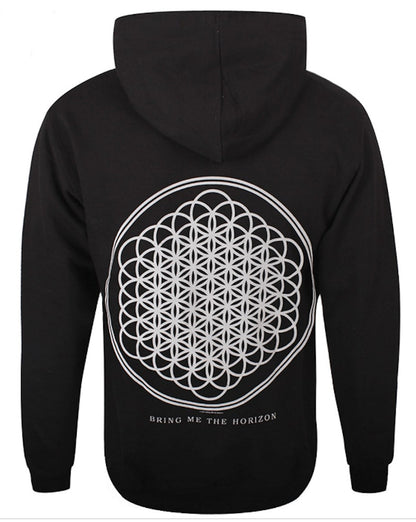 BRING ME THE HORIZON (20th anniversary of debut) - FLOWER OF LIFE / Back print / Zip / Hoodie / Sweatshirt / Men's