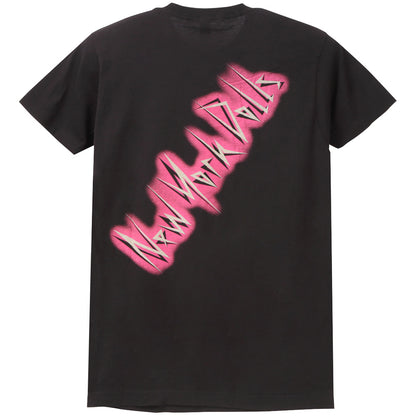 【廃番ラスト販売/特別価格】NEW YORK DOLLS ニューヨークドールズ - FACES / バックプリントあり / Tシャツ / メンズ 【公式 / オフィシャル】