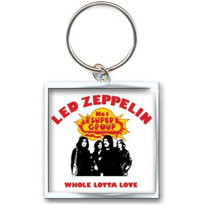 LED ZEPPELIN レッドツェッペリン (公式 映画公開 記念 ) - Whole Lotta Love / キーホルダー 【公式 / オフィシャル】
