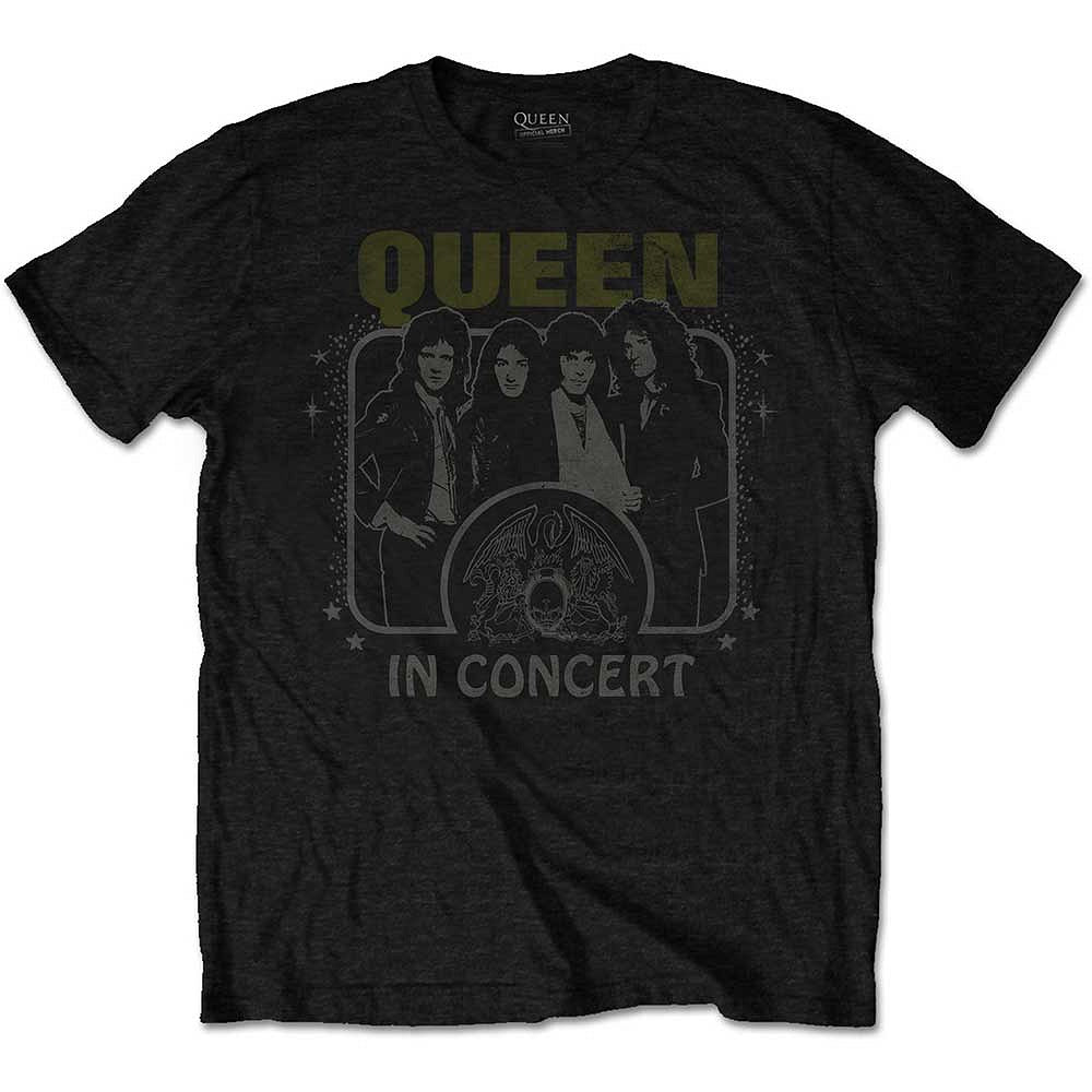QUEEN クイーン (初来日50周年 ) - IN CONCERT / Tシャツ / メンズ 【公式 / オフィシャル】