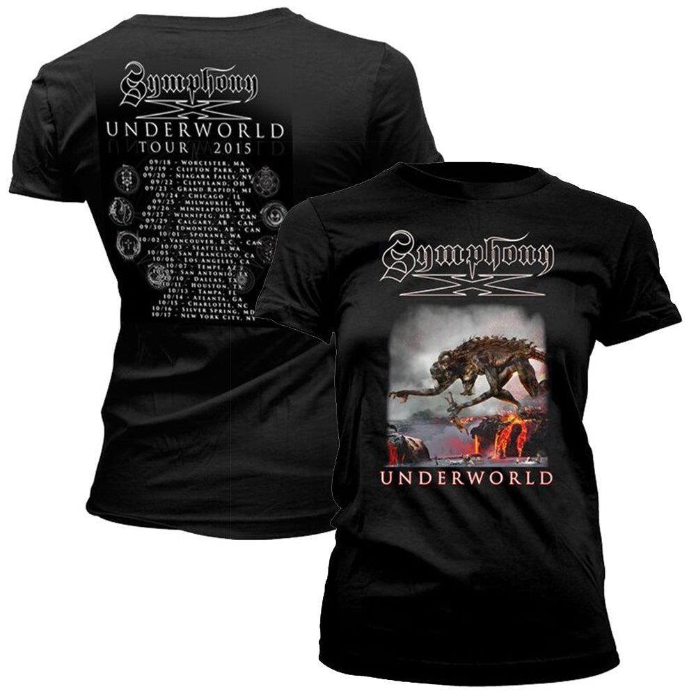 SYMPHONY X シンフォニーエックス - MONSTER / バックプリントあり / Tシャツ / レディース 【公式 / オフィシャル】