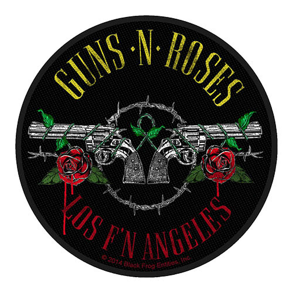 GUNS N ROSES ガンズアンドローゼズ - LOS F'N ANGELES / ワッペン 【公式 / オフィシャル】