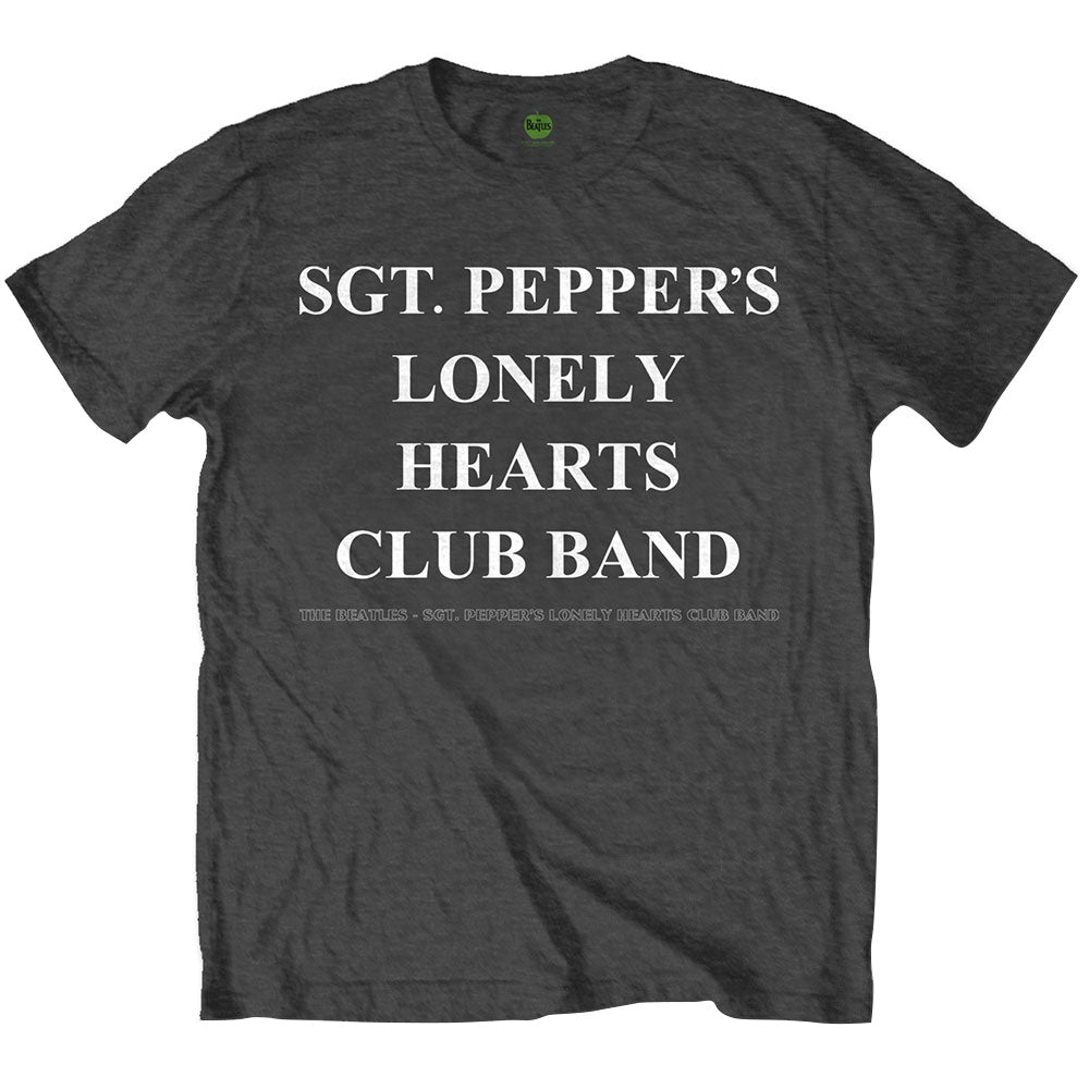 THE BEATLES ビートルズ (結成 65周年 ) - SPLHCB WITH DRUM / SGT / バックプリントあり / Tシャツ / メンズ 【公式 / オフィシャル】