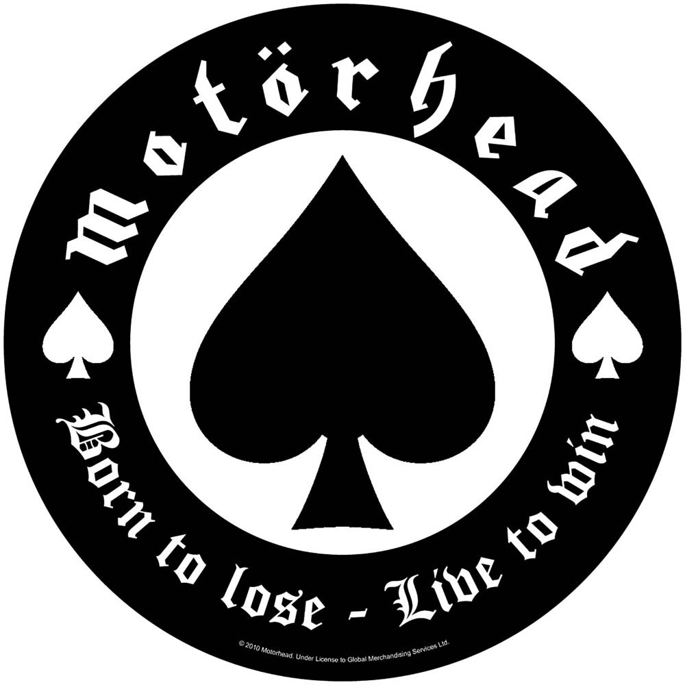 MOTORHEAD モーターヘッド (結成 50周年 ) - BORN TO LOSE / ワッペン 【公式 / オフィシャル】