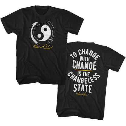 BRUCE LEE ブルースリー (生誕 85年 ) - BL CHANGE / バックプリントあり / Tシャツ / メンズ 【公式 / オフィシャル】