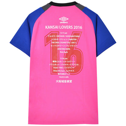 KANSAI LOVERS - 2016 Dry T-shirt / Back print / umbro (brand) / T-shirt / Men's