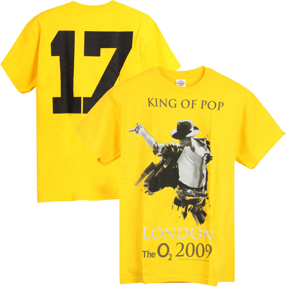MICHAEL JACKSON マイケルジャクソン (2026年 映画公開 ) - 幻のロンドン公演17日目オリジナル限定Tシャツ / バックプリントあり / コレクタブル / メンズ 【公式 / オフィシャル】