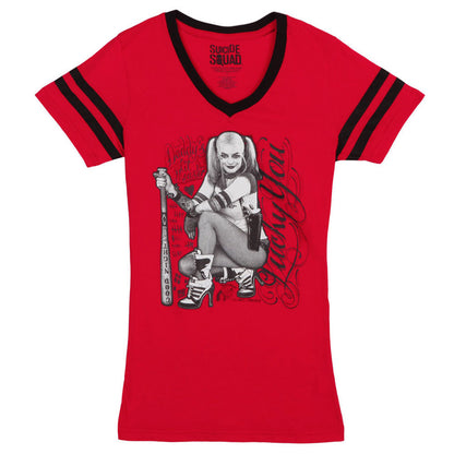 SUICIDE SQUAD スーサイドスクワッド (公開 10周年 ) - Harley Quinn Lucky You / Tシャツ / レディース