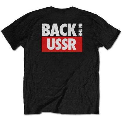 【廃番ラスト販売/特別価格】THE BEATLES ビートルズ (結成 65周年 ) - Back in the USSR / バックプリントあり / Tシャツ / メンズ 【公式 / オフィシャル】