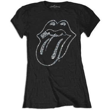 ROLLING STONES ローリングストーンズ (来日 35周年 記念 ) - TONGUE / Diamante（ブランド） / Tシャツ / レディース 【公式 / オフィシャル】