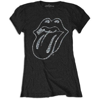 ROLLING STONES ローリングストーンズ (来日 35周年 記念 ) - TONGUE / Diamante（ブランド） / Tシャツ / レディース 【公式 / オフィシャル】
