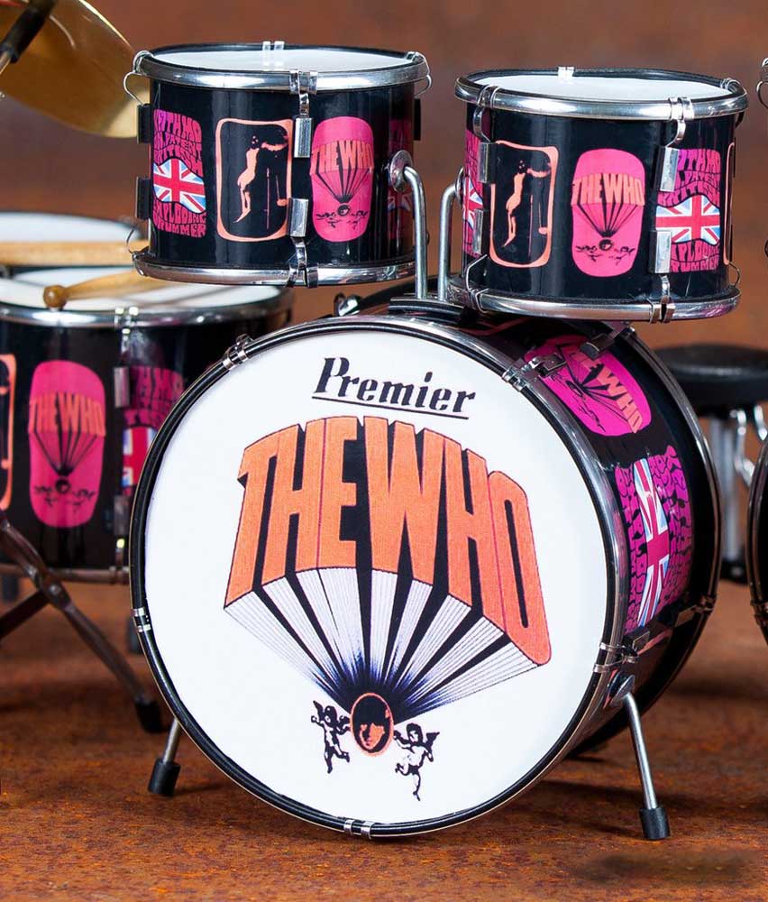 
                  
                    THE WHO ザ・フー (映画公開記念 ) - Keith Moon Drum Set（限定） / ミニチュア楽器
                  
                