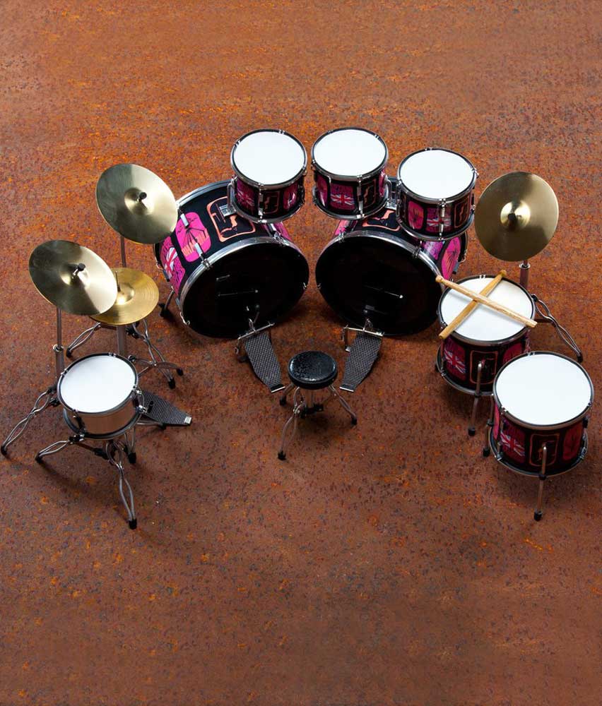 
                  
                    THE WHO ザ・フー (映画公開記念 ) - Keith Moon Drum Set（限定） / ミニチュア楽器
                  
                
