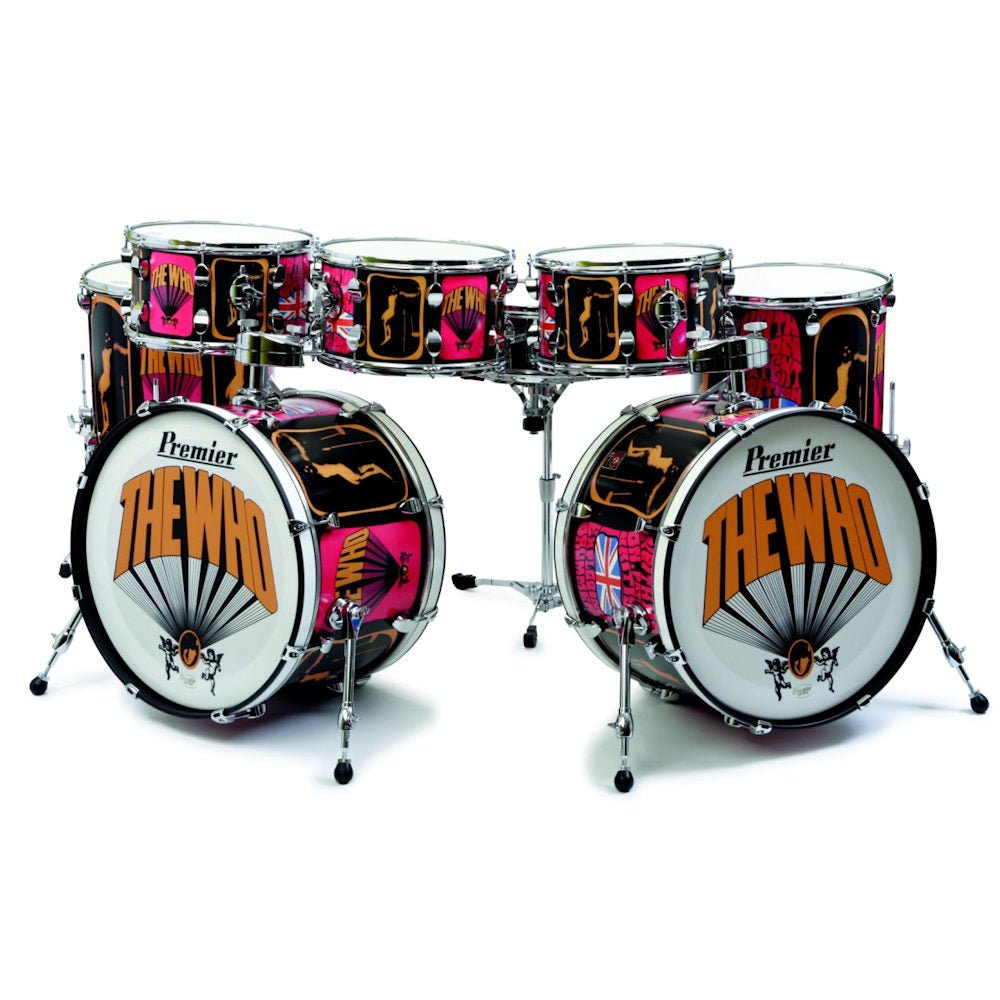 THE WHO ザ・フー - Keith Moon Drum Set（限定） / ミニチュア楽器 - PGS