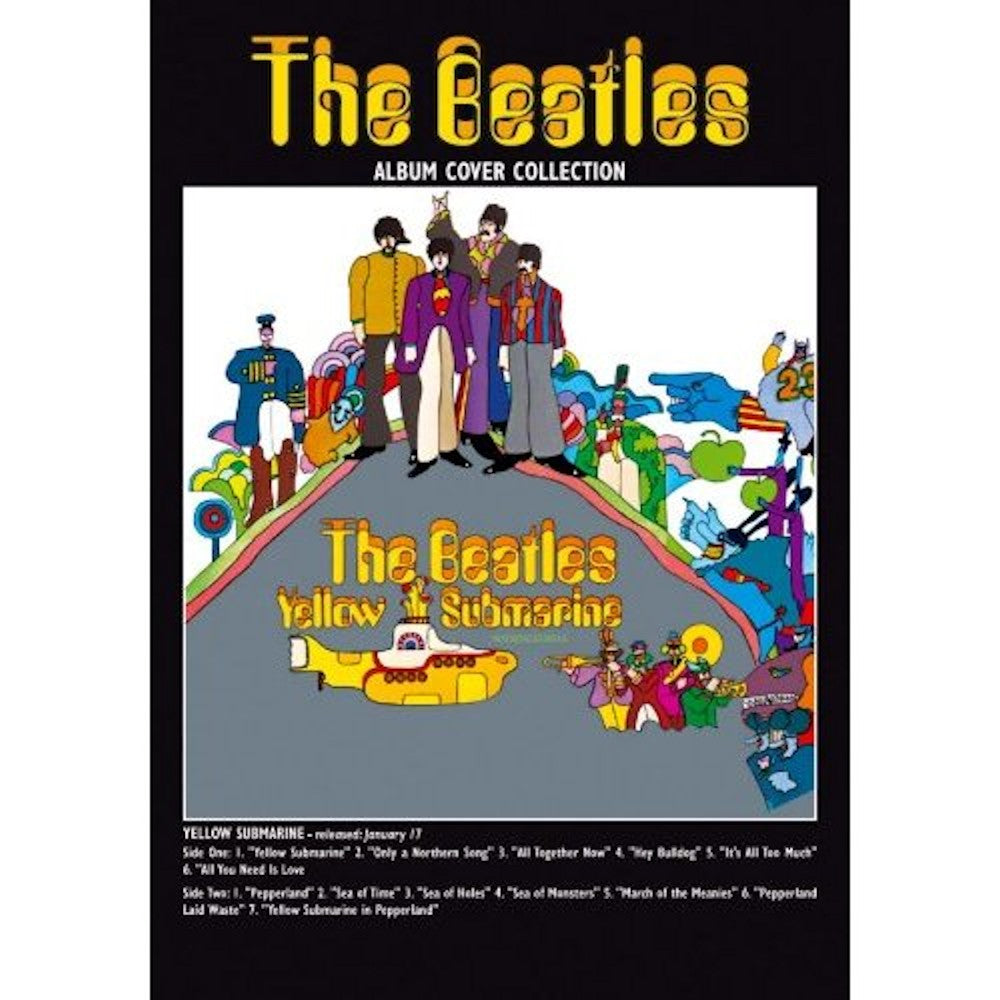 THE BEATLES ビートルズ (結成 65周年 ) - YELLOW SUBMARINE / ポストカード・レター 【公式 / オフィシャル】
