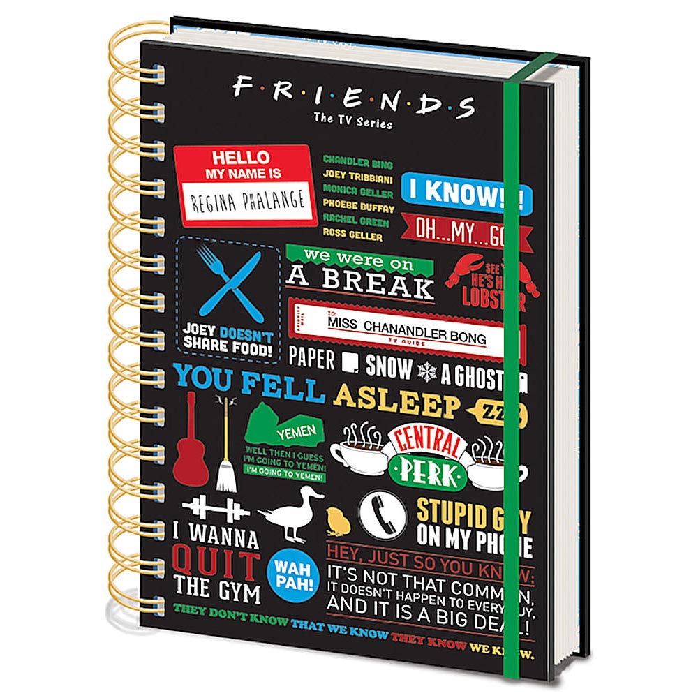 FRIENDS - Infographic / A5 Wiro Notebook