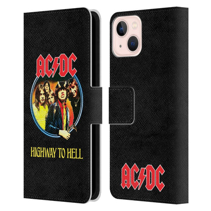 AC/DC - (来日 45周年 ) - Song Titles / Highway To Hell レザー手帳型