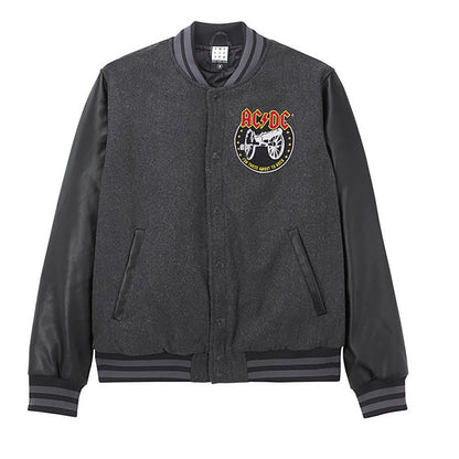 AC/DC - (来日 45周年 ) - VARSITY JACKET / Amplified（ ブランド ） / 絶版モデル