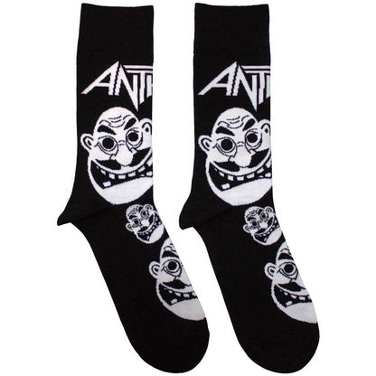ANTHRAX - (2026年 4月 来日 ) - Faces Pattern B&W