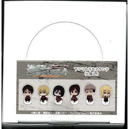 ATTACK ON TITAN - アクリルぷちスタンド 02 ダークVer. / 6個セット / BOX