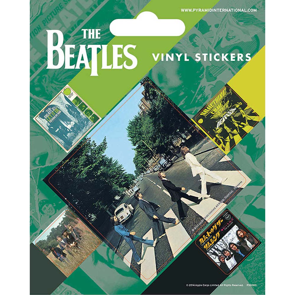THE BEATLES ビートルズ (結成 65周年 ) - ABBEY ROAD / ステッカー 【公式 / オフィシャル】
