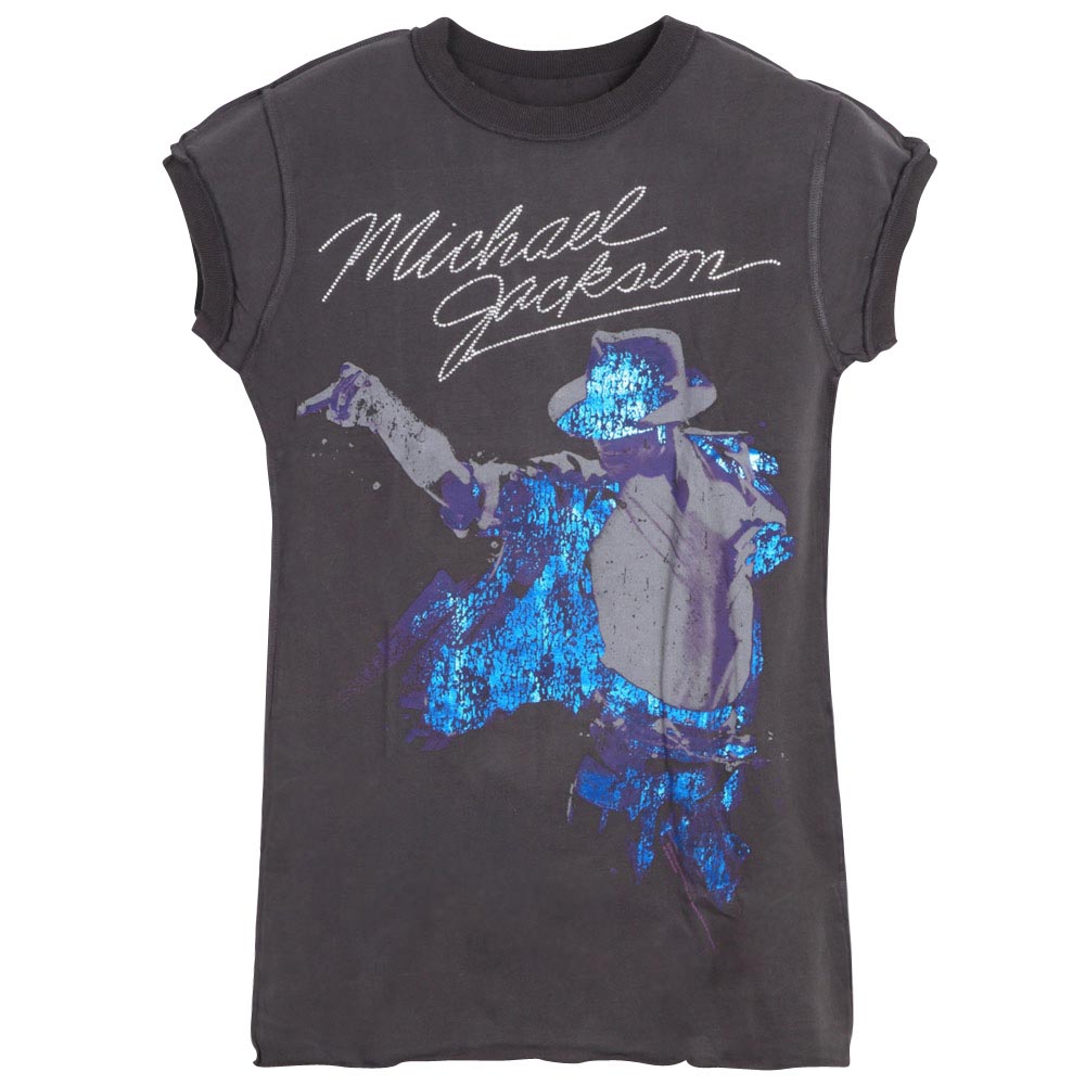MICHAEL JACKSON マイケルジャクソン (2026年 映画公開 ) - M.J.& DIAMANTE / Amplified（ ブランド ） / Tシャツ / レディース 【公式 / オフィシャル】