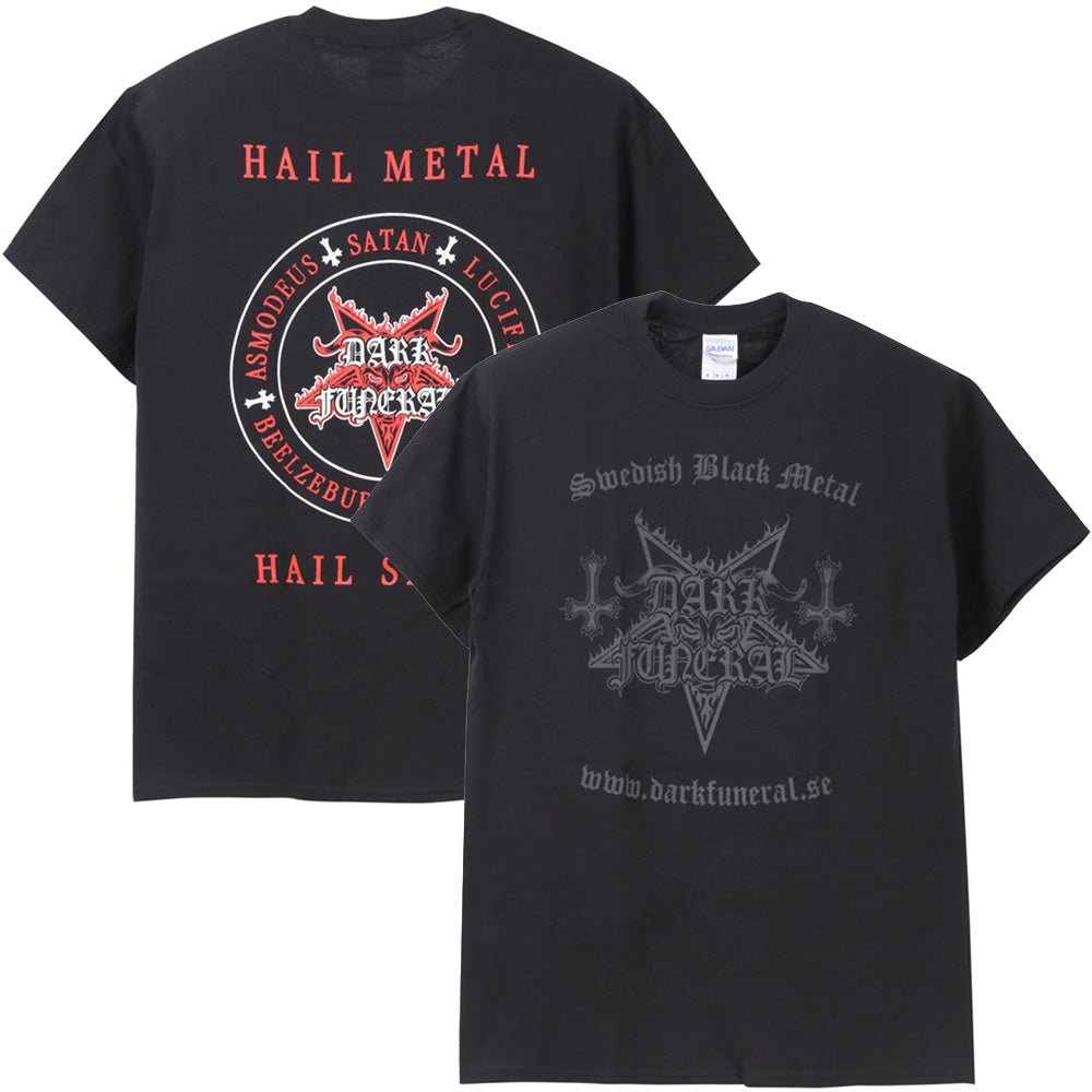 DARK FUNERAL ダークフューネラル - SWEDISH BLACK METAL / バックプリントあり / Tシャツ / メンズ - PGS