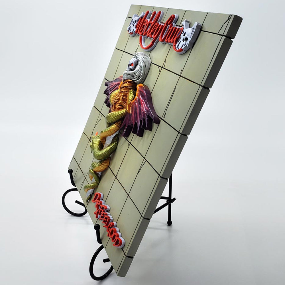 MOTLEY CRUE (40th Anniversary of Arrival in Japan) - Dr. Feelgood 3D Vinyl / Limited Edition 1989 / Interior Ornament