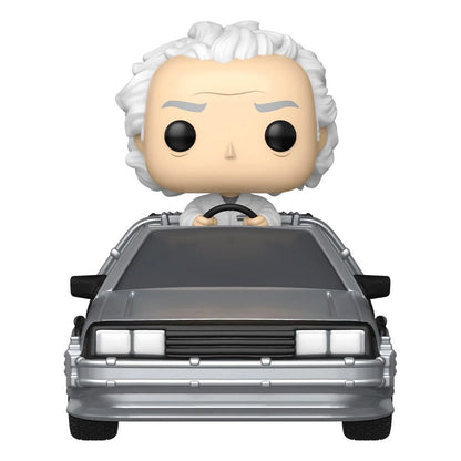 BACK TO THE FUTURE - 40th Anniversary Doc with Time Machine Deluxe  Funko Pop! Ride