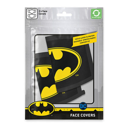 【廃番ラスト販売/特別価格】BATMAN バットマン - Logo 2枚セット / ファッション・マスク｜公式ライセンス商品｜PGS