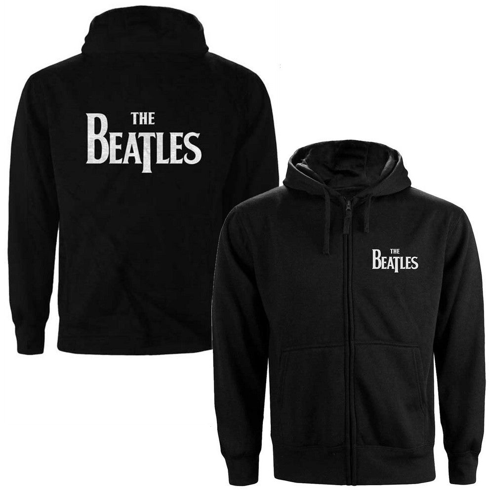 THE BEATLES - (結成 65周年 ) - Drop T Logo / バックプリントあり / ジップ