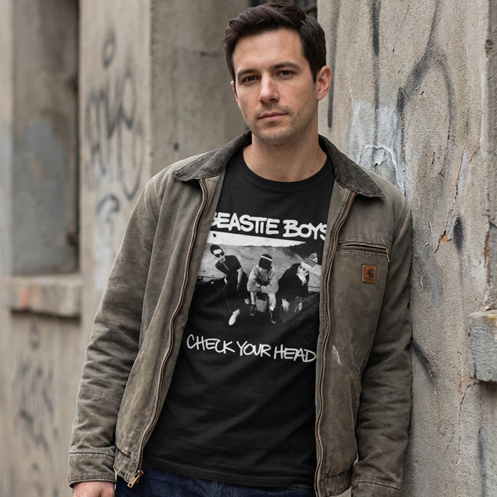 【予約商品】 BEASTIE BOYS ビースティボーイズ (結成 45周年 ) - CHECK YOUR HEAD / バックプリントあり / Tシャツ / メンズ｜公式ライセンス商品｜PGS