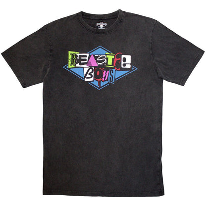 BEASTIE BOYS - (結成 45周年 ) - Multicolour Logo / Stone Wash