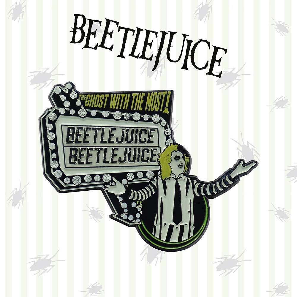 BEETLEJUICE｜バッジ｜公式ライセンス商品｜PGS